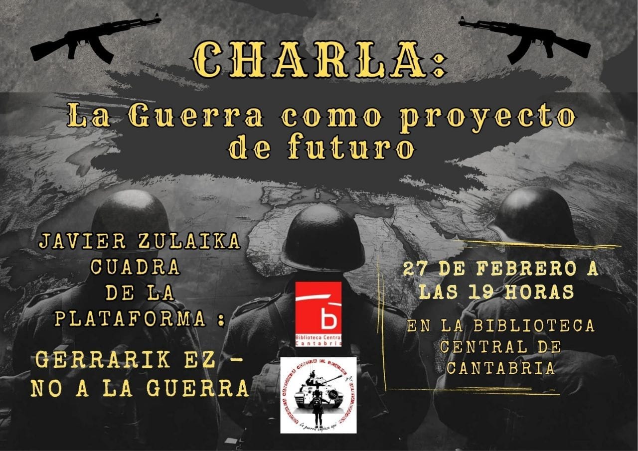 La guerra como proyecto de futuro, charla con Javier Zulaika