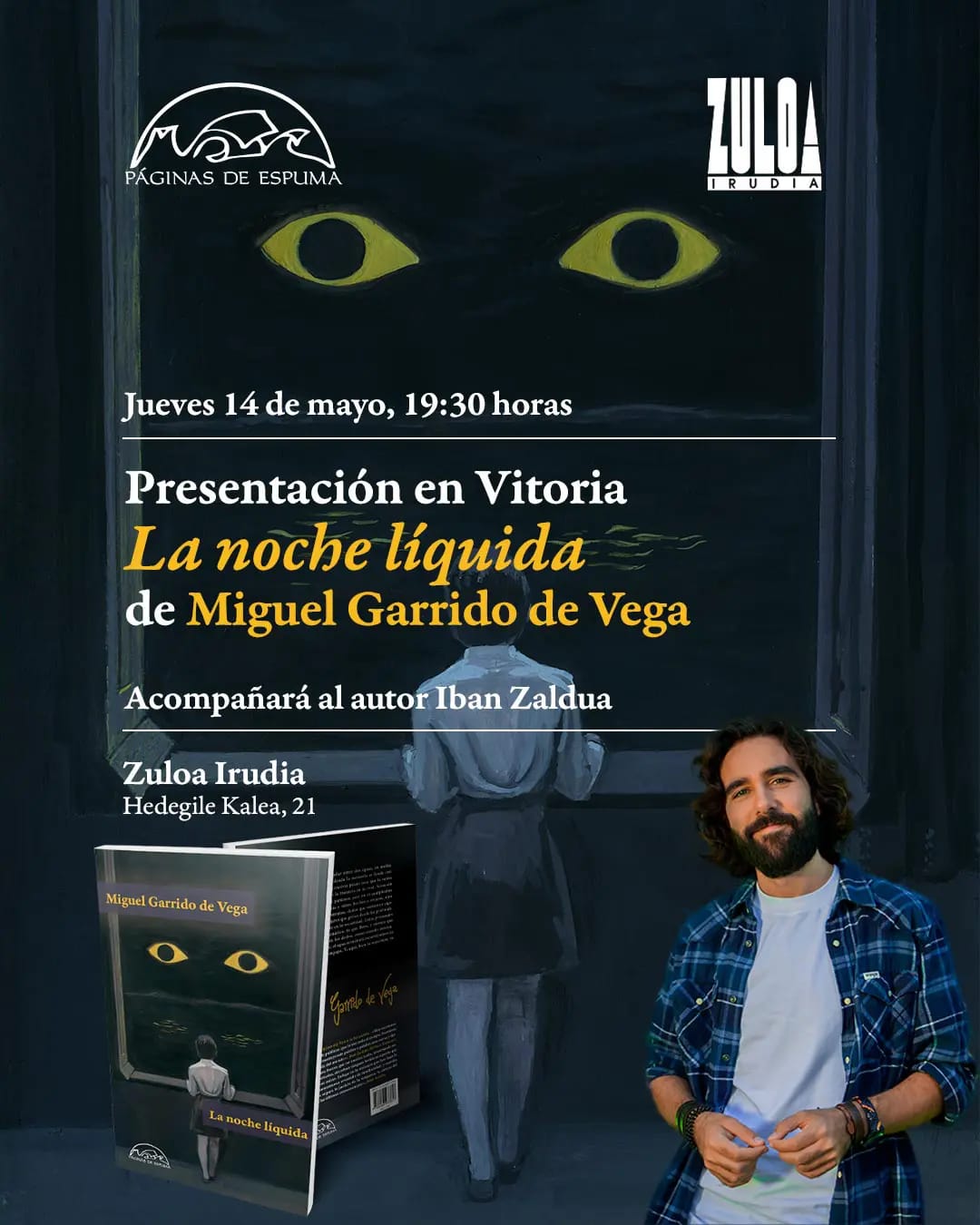 Presentación de libro: La noche líquida