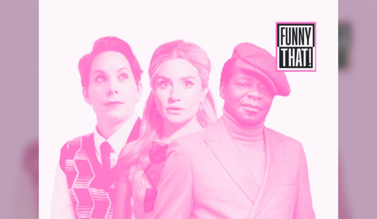 Stephen K Amos, Harriet Kemsley and MC Suzi Ruffell