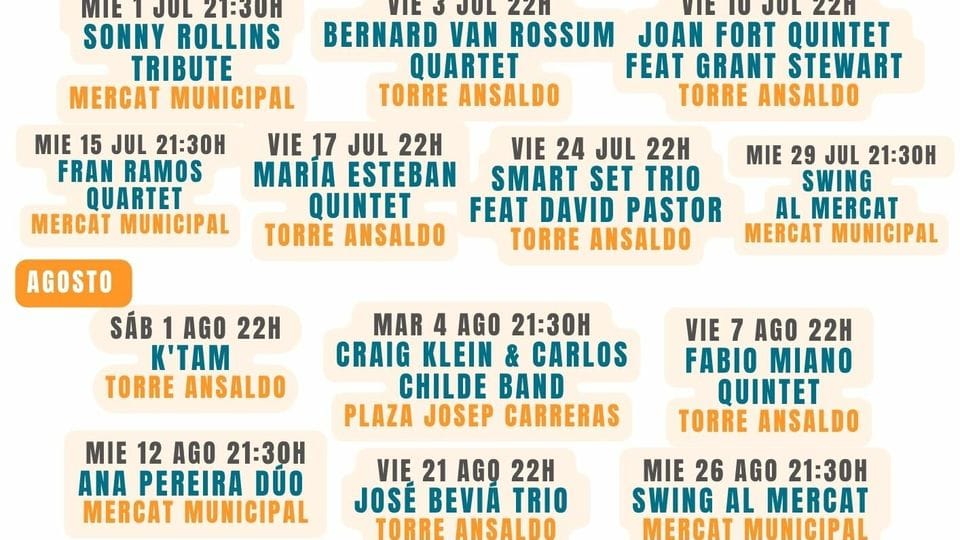 Sant Joan Jazz Fest - Swing al Mercat