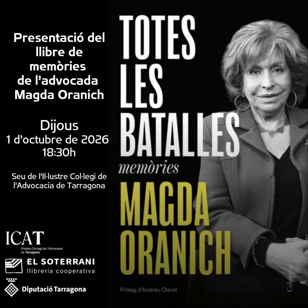 Presentació del llibre 'Totes les batalles', de Magda Oranich