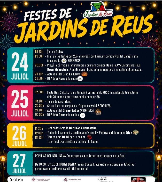 Festes de Barri Jardins de Reus