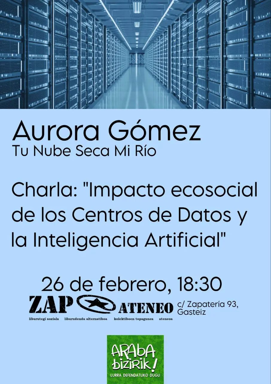 Impacto ecosocial de los Centros de Datos y de la Inteligencia Artificial