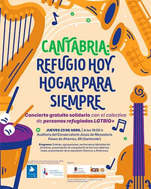 Concierto solidario Cantabria: refugio hoy, hogar para siempre