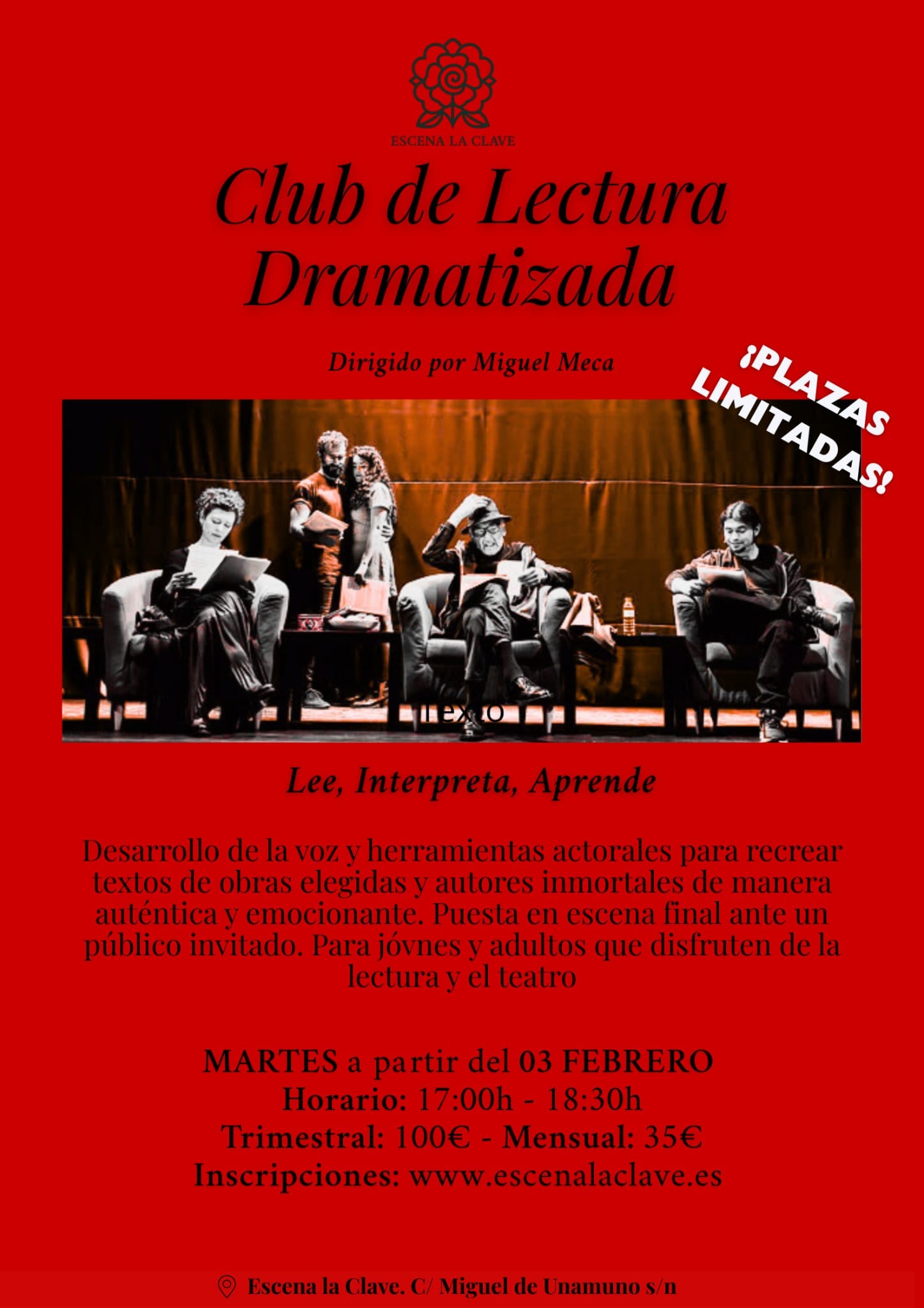 Club de Lectura Dramatizada con Miguel Meca