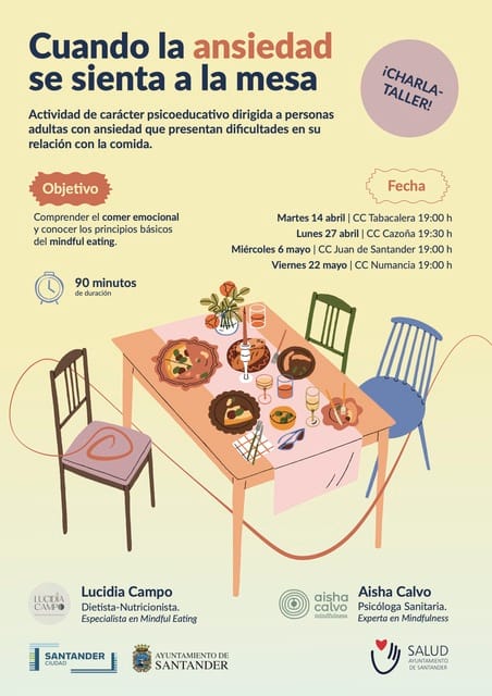 Cuando la ansiedad se sienta a la mesa