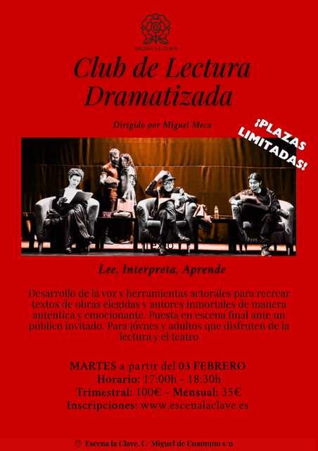 Club de Lectura Dramatizada con Miguel Meca