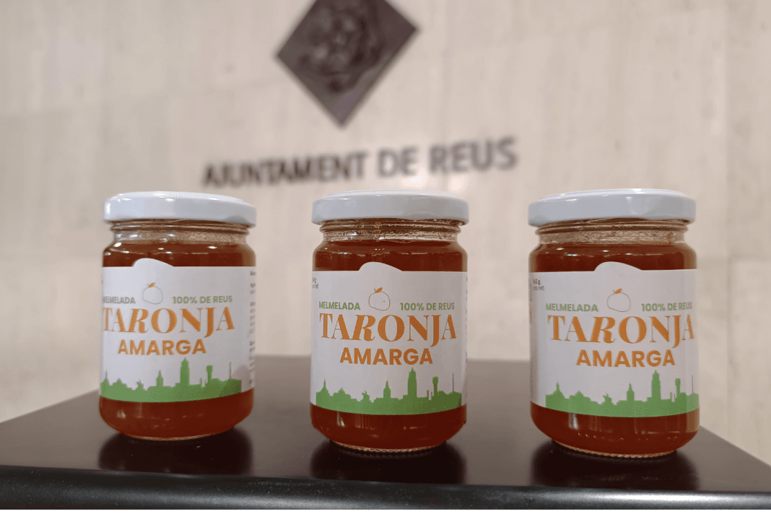 Venda de pots de melmelada de taronja amarga