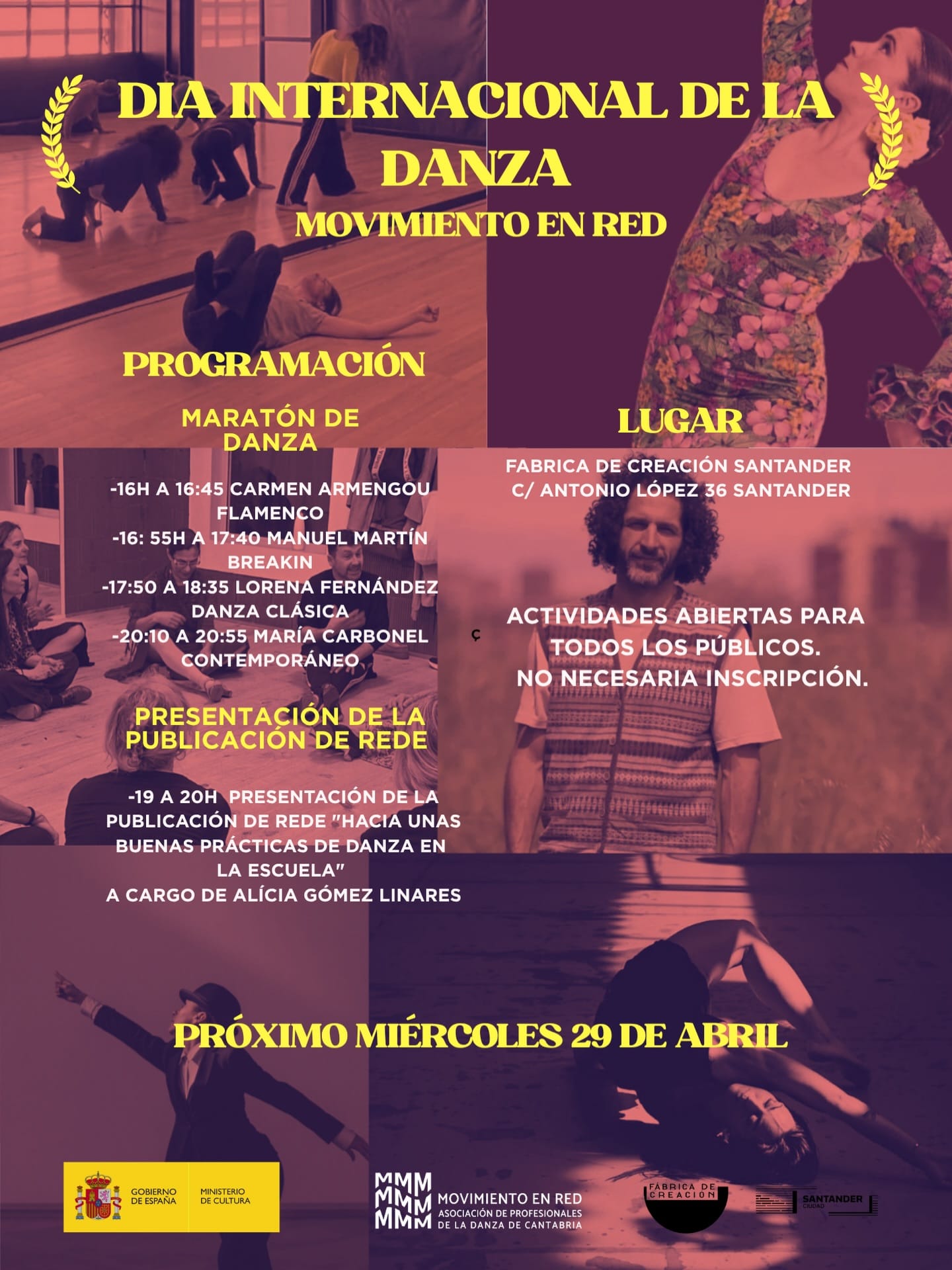 Maratón de Danza en el Día Internacional de la Danza