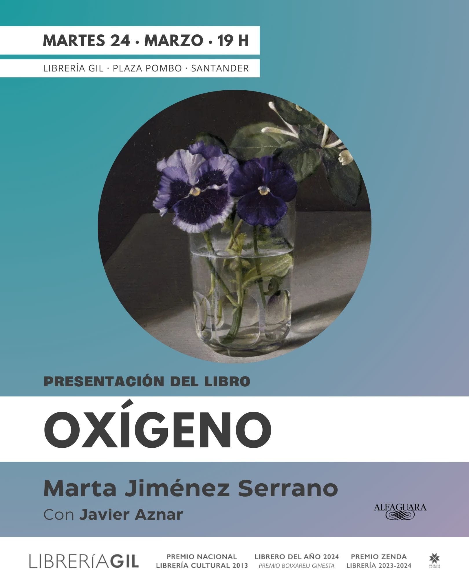Presentación de Oxígeno de Marta Jiménez Serrano