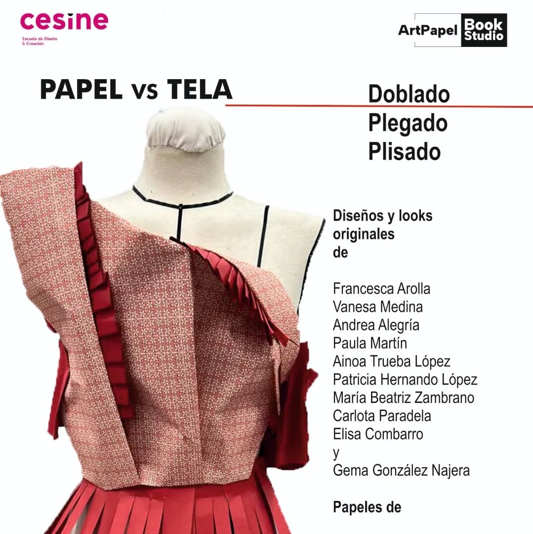 Inauguración de la exposición 'Papel vs. Tela'