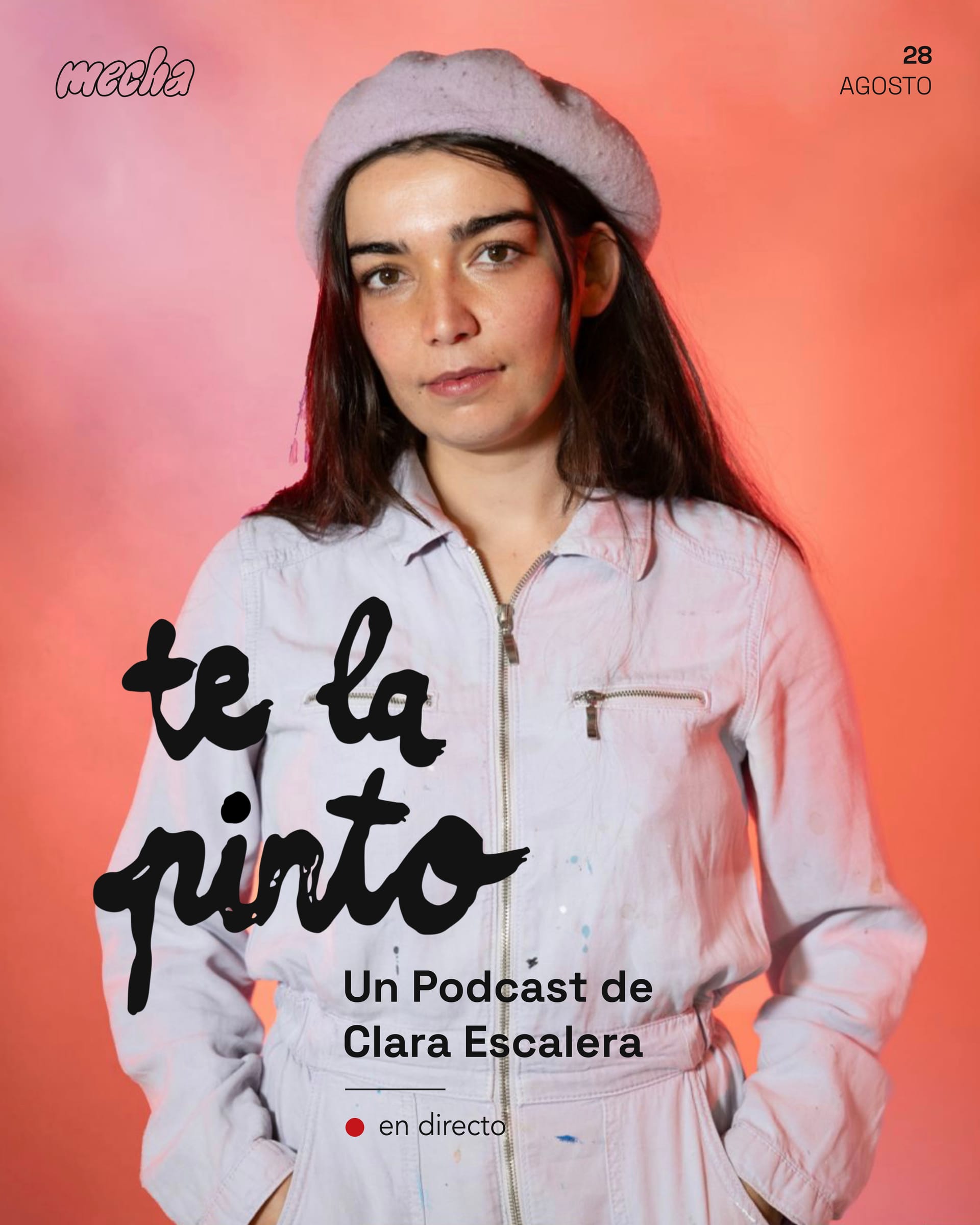 Clara Escalera presenta en directo su podcast 'Te la pinto'
