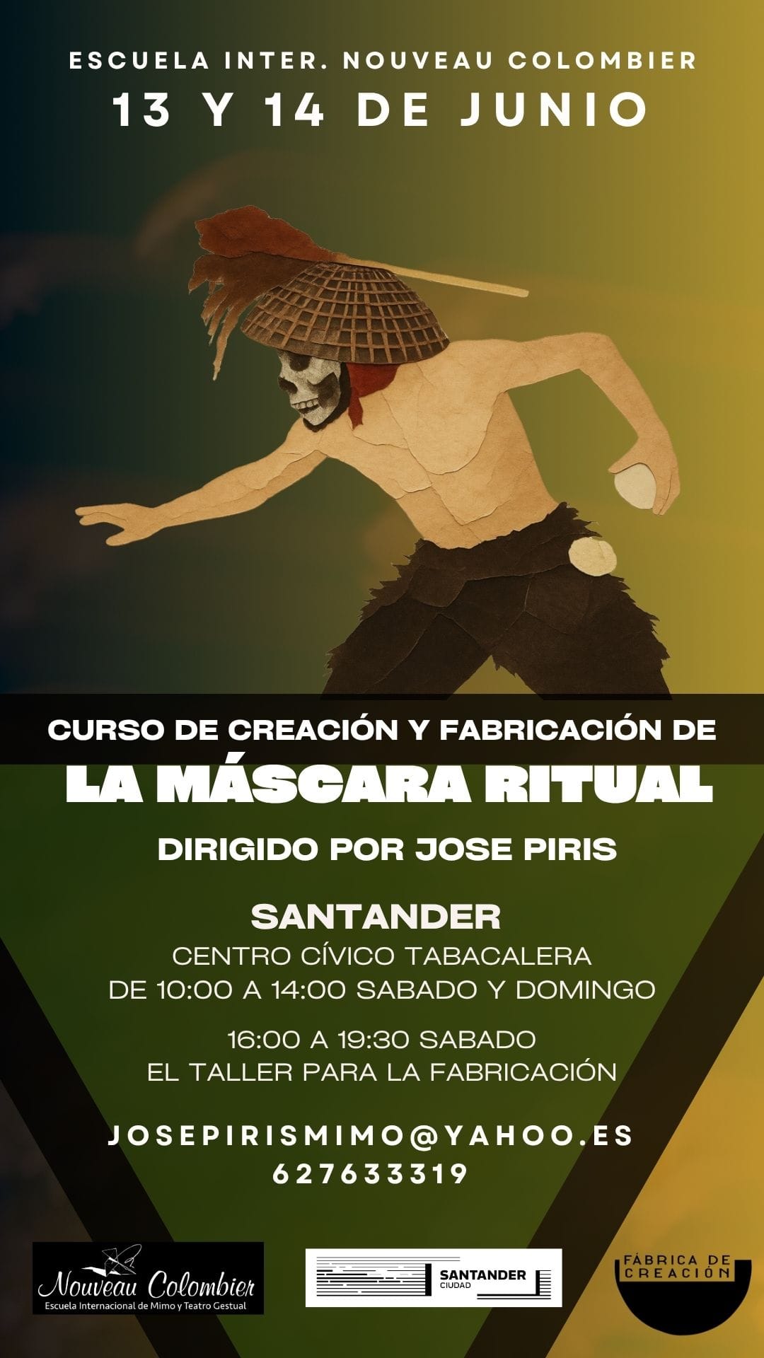 Curso de creación y fabricación de La máscara ritual
