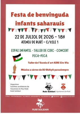 Bienvenida a los niños saharauis - Proyecto Vacances en Pau