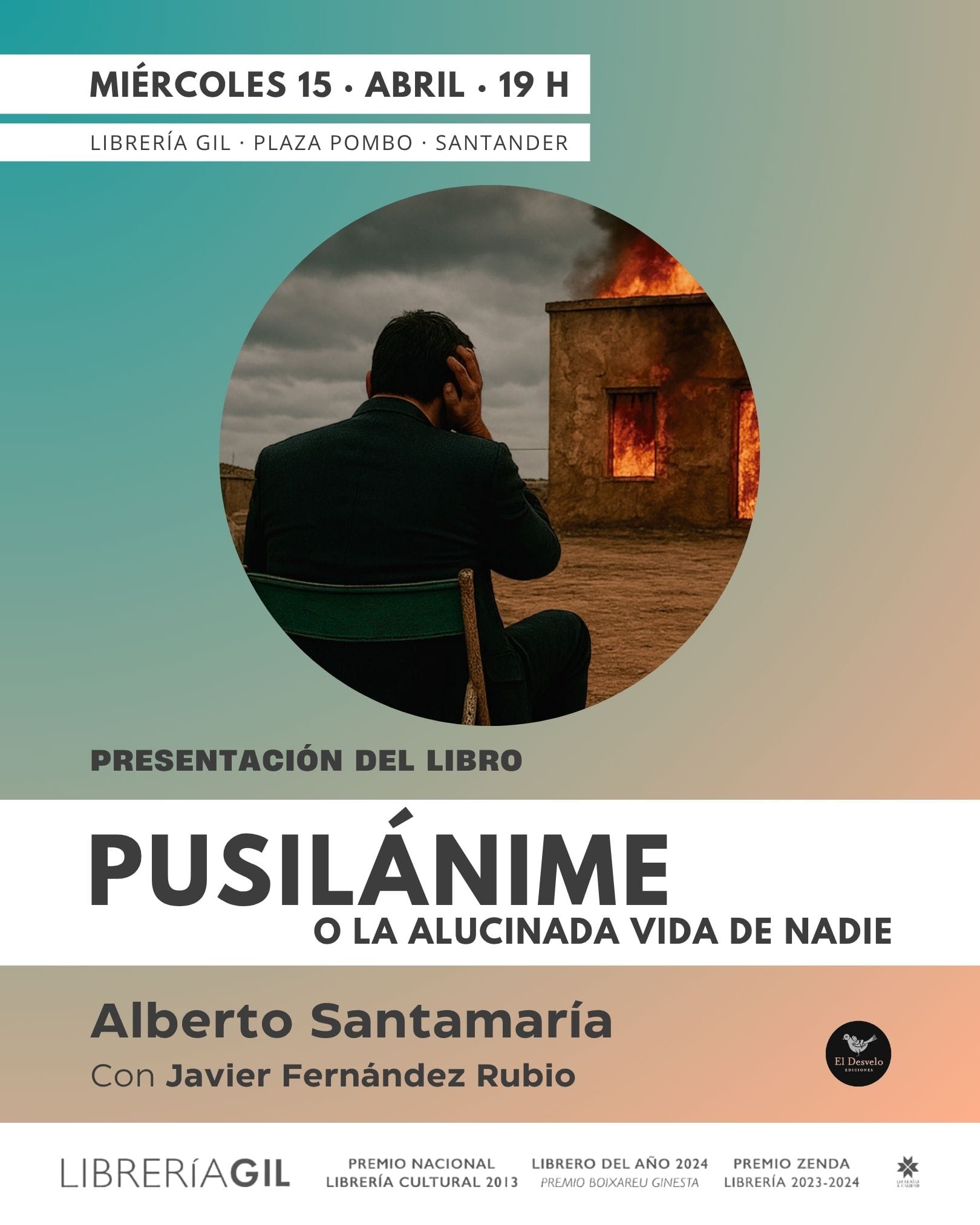 Presentación de la novela 'Pusilánime o la alucinada vida de nadie'