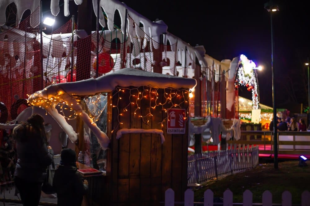 Casetas y atracciones infantiles en O Calvario
