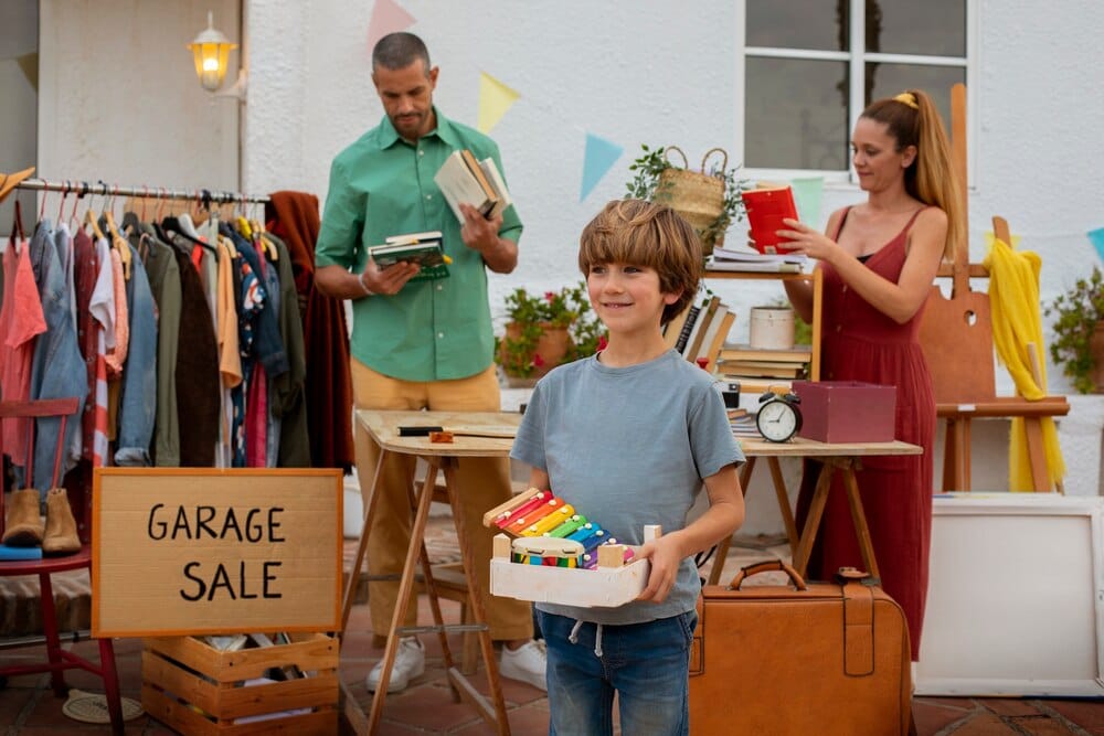 Mercadillo de segunda mano y trueque en A Parda
