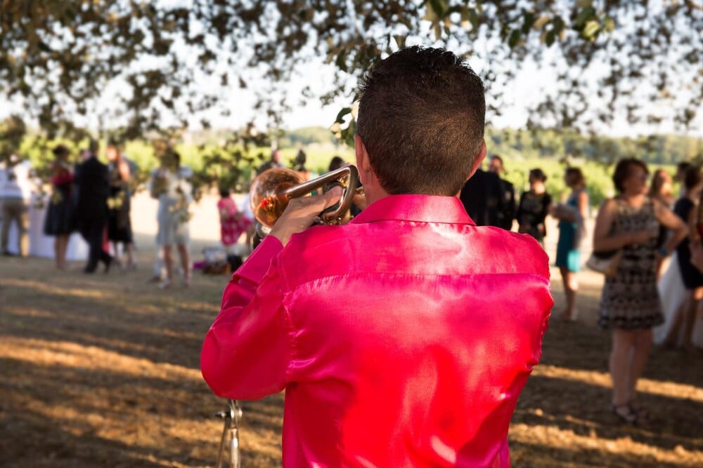 Actuación de la charanga Boa Vila