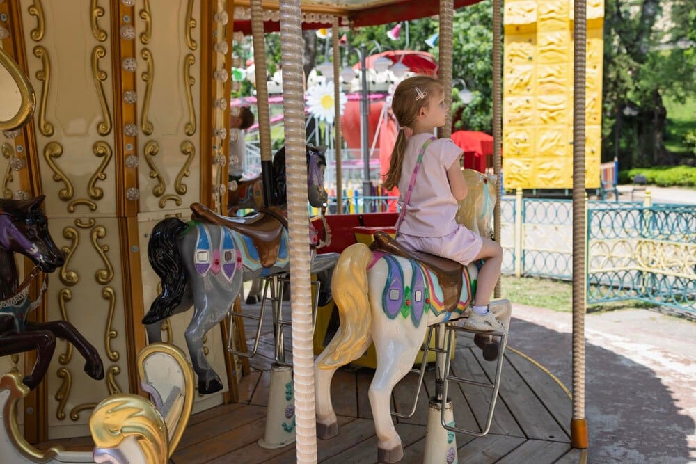 Carruseles medievales para los más pequeños