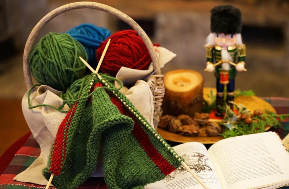 Mercadillo navideño de 'felting'