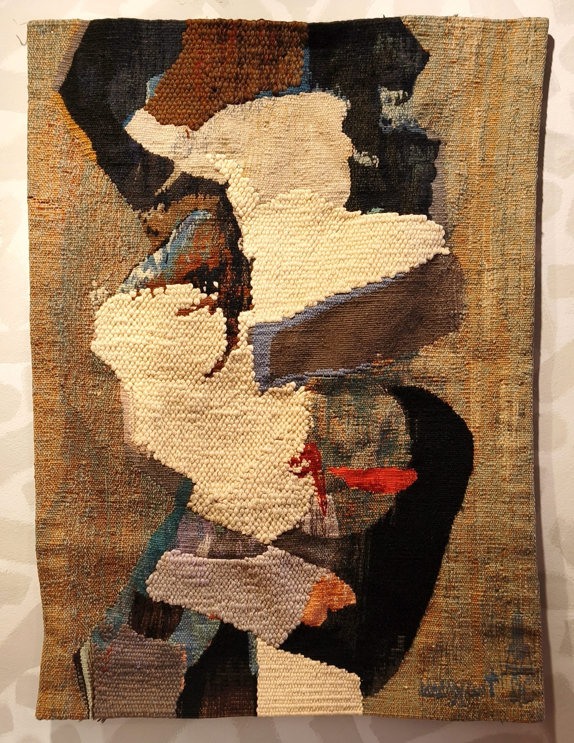 Visita comentada per Josep Canals i Anna Tamayo al primer tapís abstracte fet a l'estat espanyol