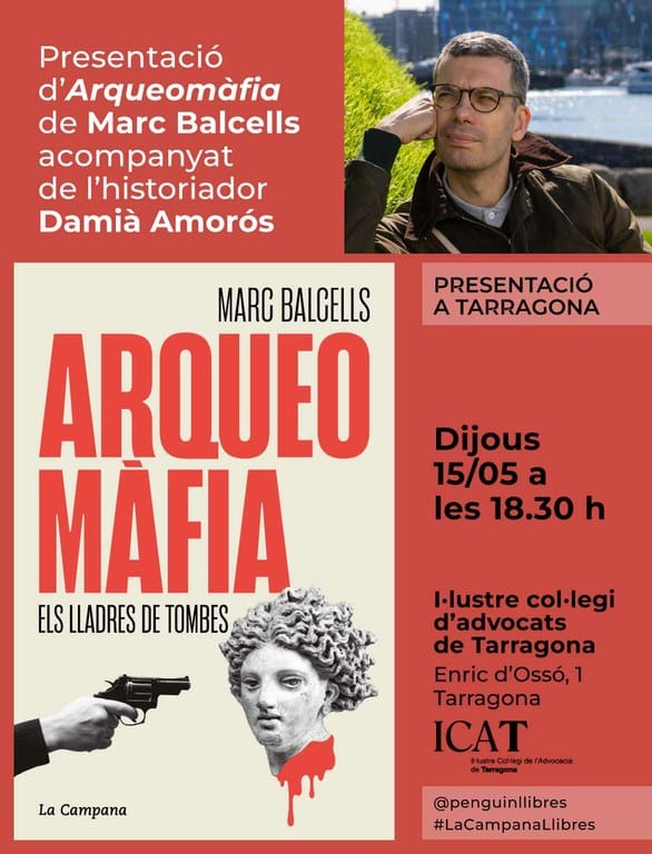 Presentación del libro “Arqueomàfia” de Marc Balcells