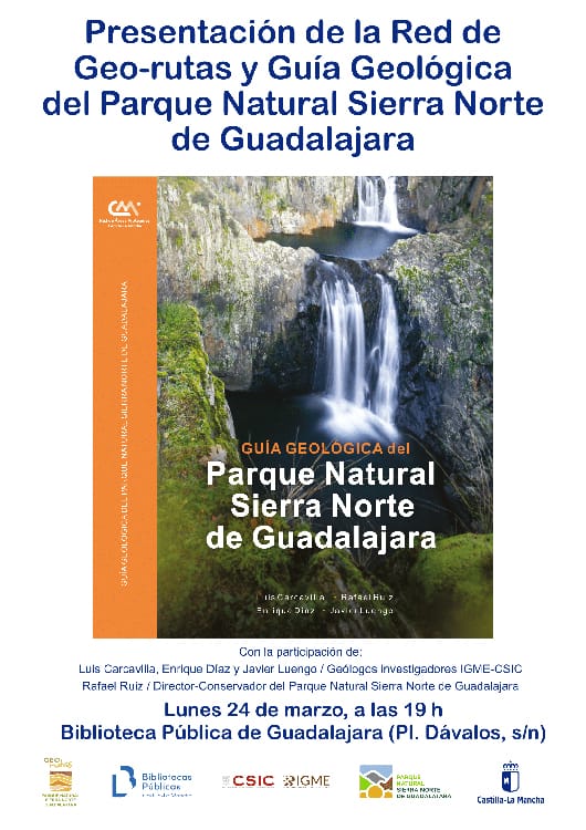 Presentación del libro “La Guía Geológica del Parque Natural Sierra Norte de Guadalajara”