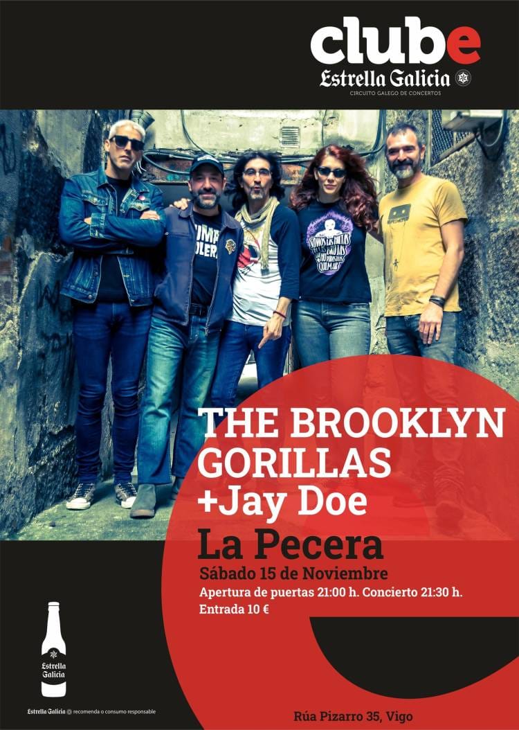 The Brooklyn Gorillas + Jay Doe Ciclo ClubE Estrella Galicia