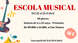 Escola Musical d’abril