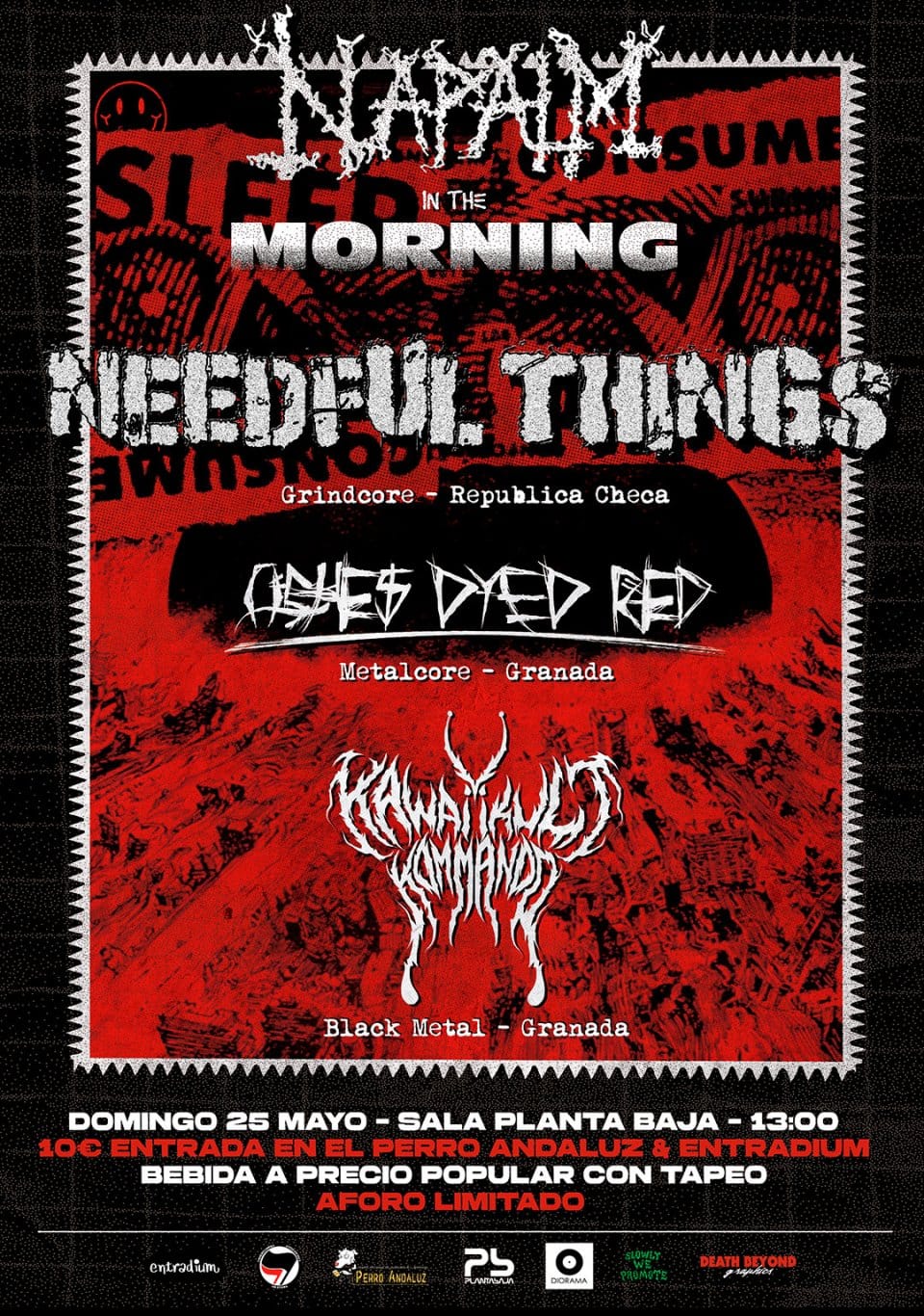 NEEDFUL THINGS + ASHES DYED RED + KAWAII KULT KOMMANDO