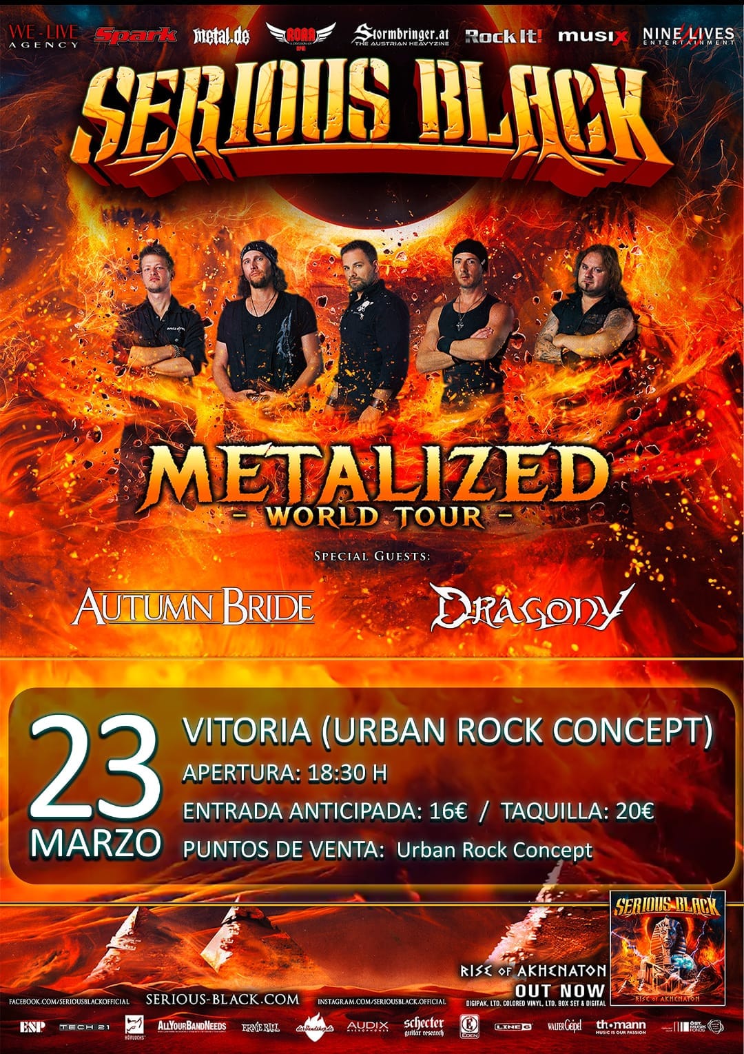 Serious Black + Autumn Bride + Dragony