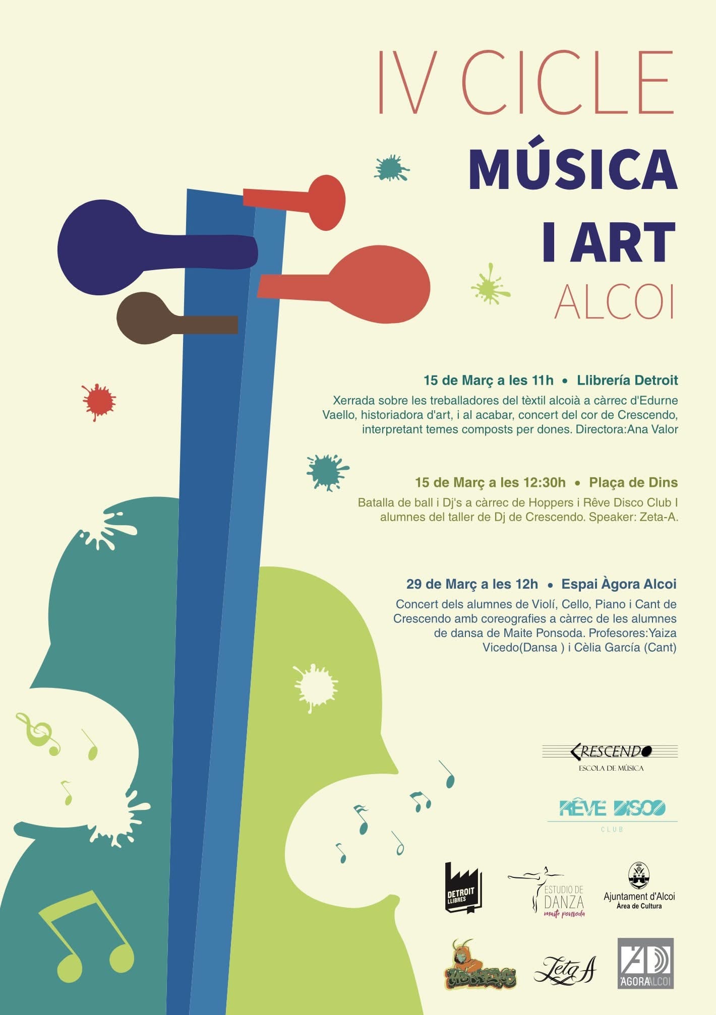 IV Cicle Música i Art: «Concert dels alumnes de Violí, Cello, Piano i Cant»