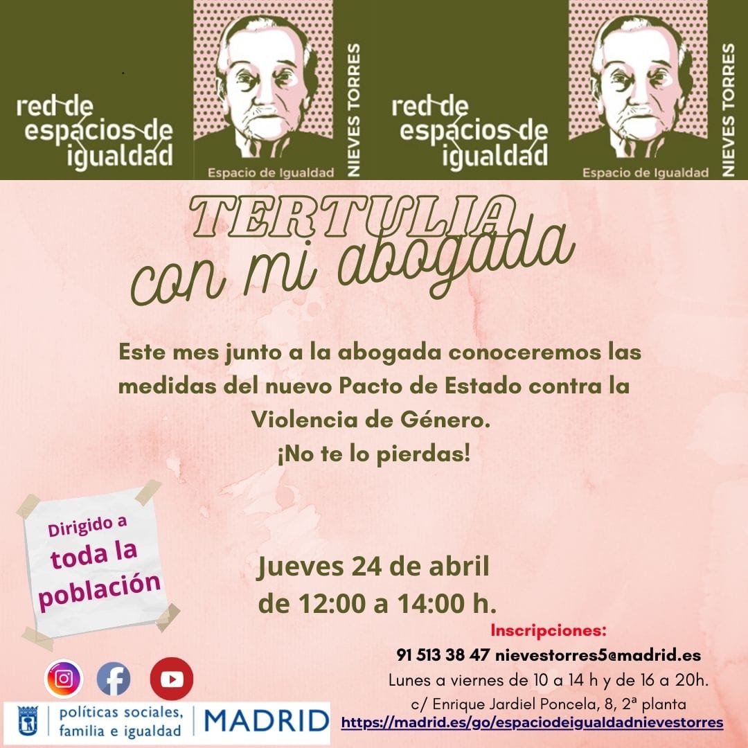 Tertulia con mi abogada