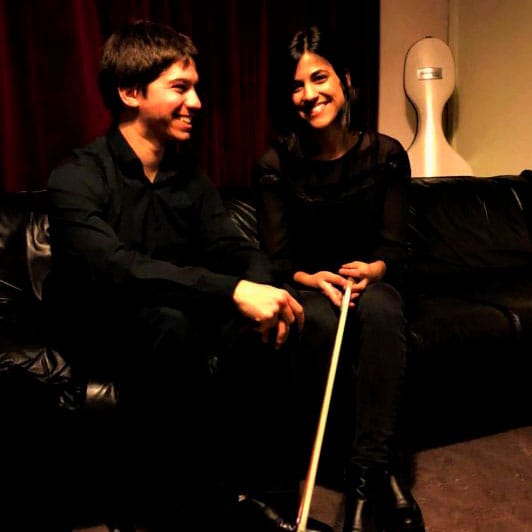 Dúo Oberón: Luisa Gutiérrez del Peso (Violonchelo) y Carlos Marín Rayo (Piano)