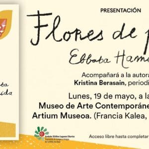 Presentación del libro Flores de papel de Ebbaba Hameida