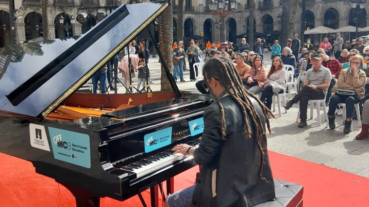 El Maria Canals porta cua. Marató a la Plaça Reial