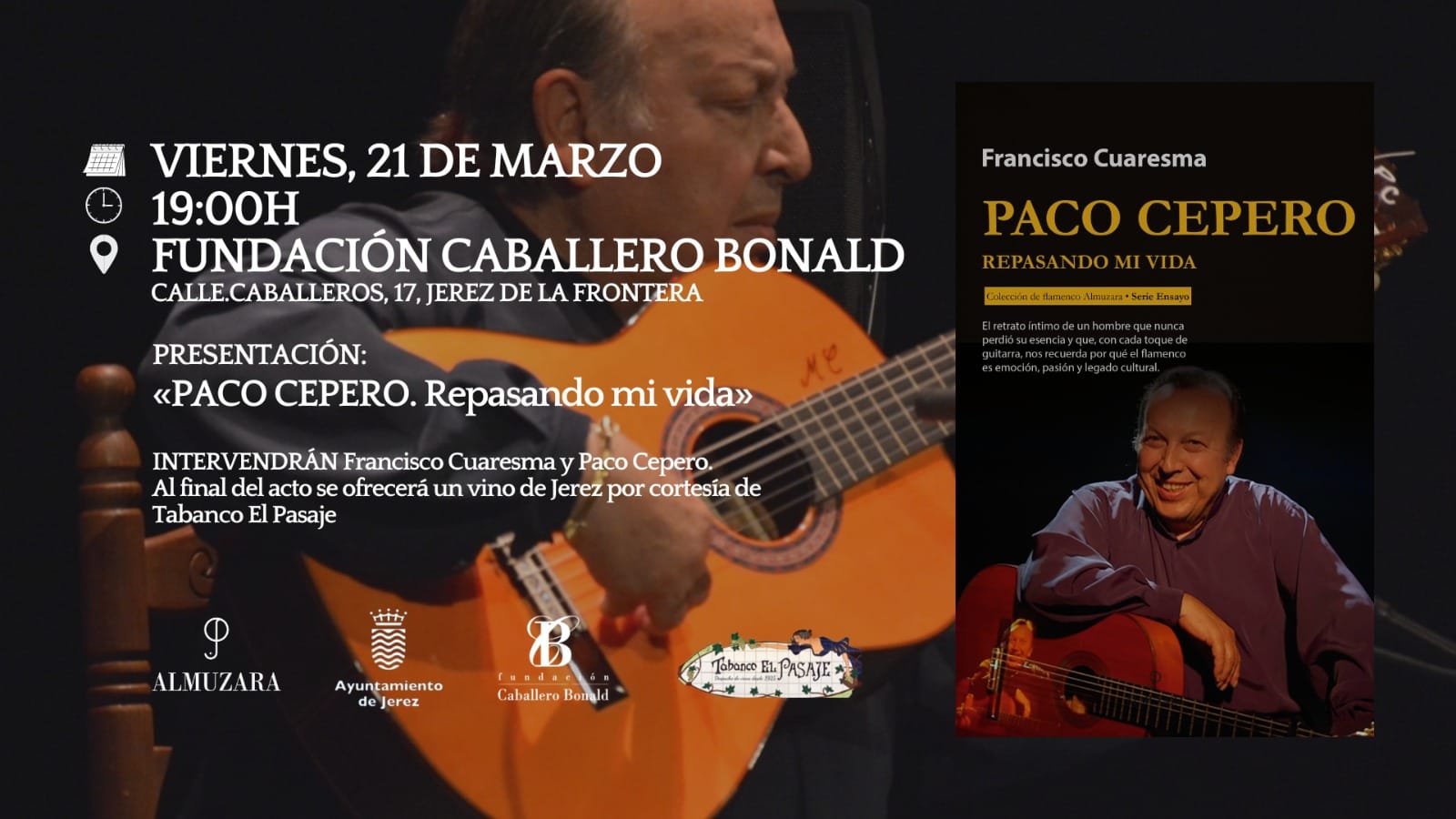Presentación del libro "Paco Cepero. Repasando mi vida"