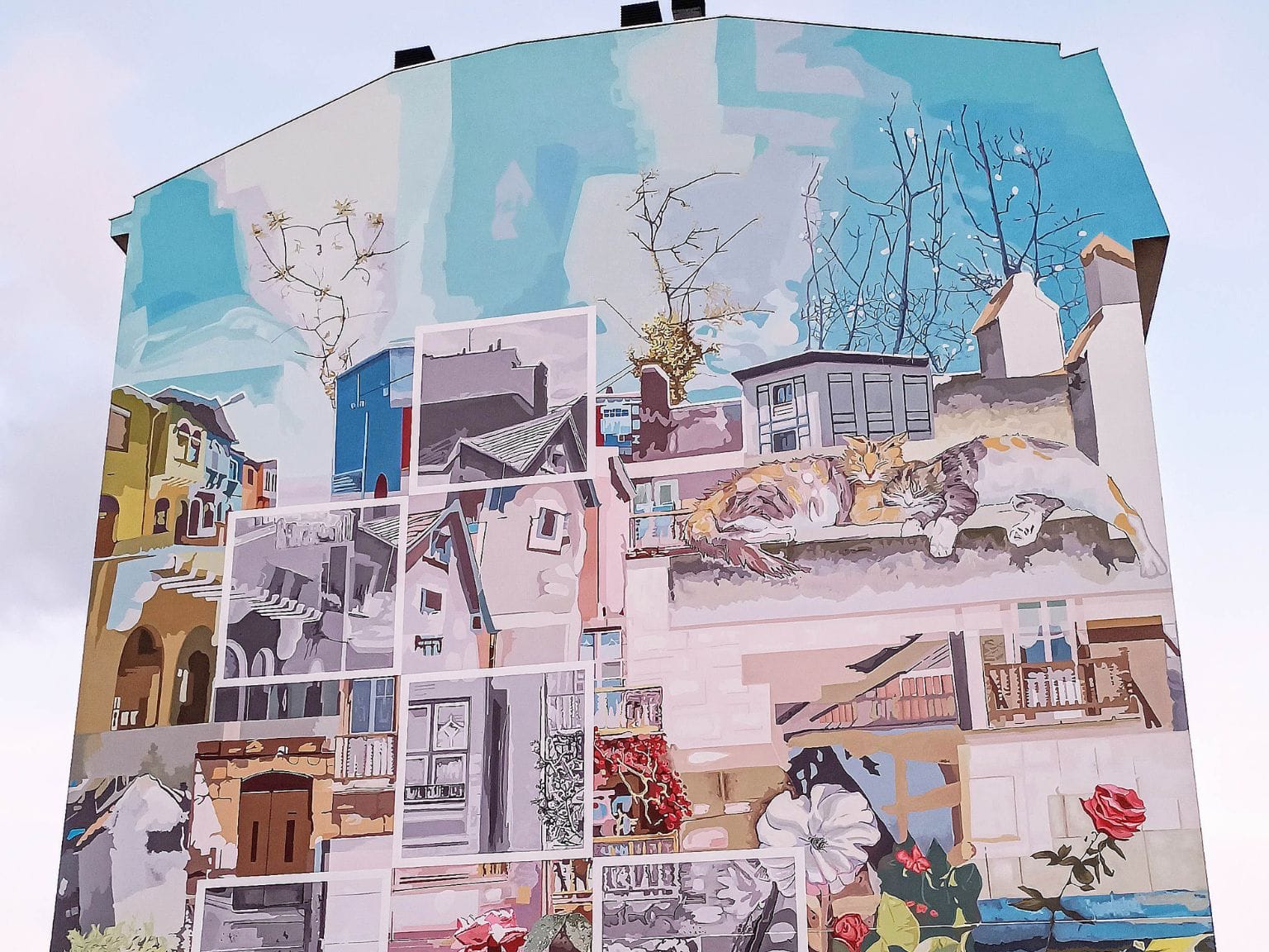 'Auzotarren mosaikoa' horma-irudia