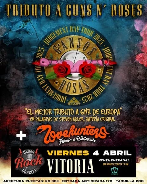 Gansos Rosas (Tributo GN’R) + Lovehunters (Tributo Whitesnake)