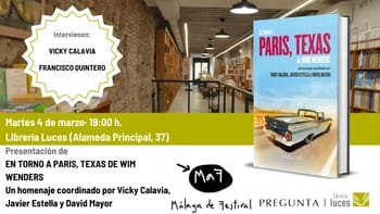 Presentación de "En torno a París, Texas de Wim Wenders"