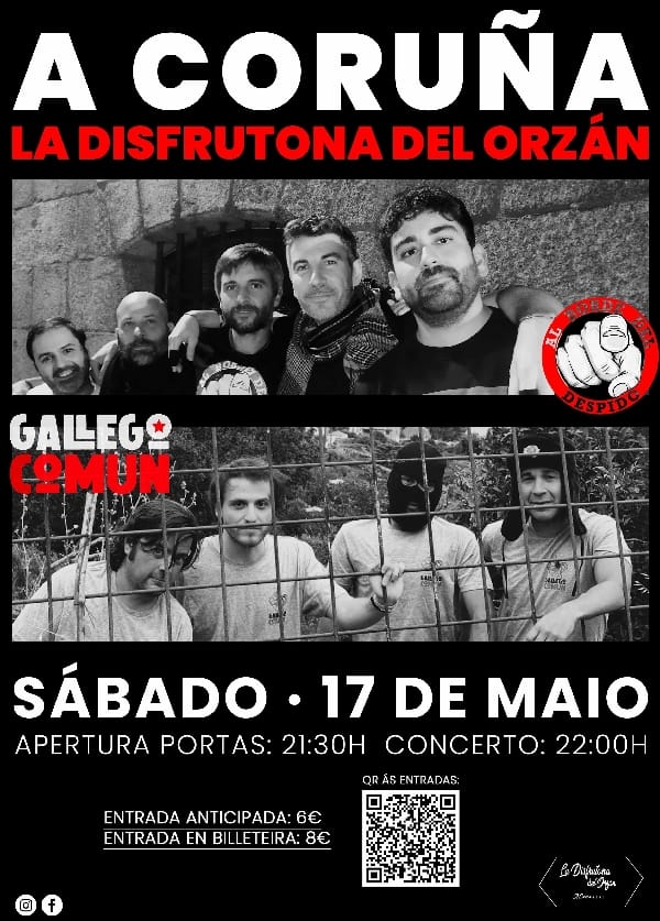 Concierto Al Borde del Despido y Gallego Común