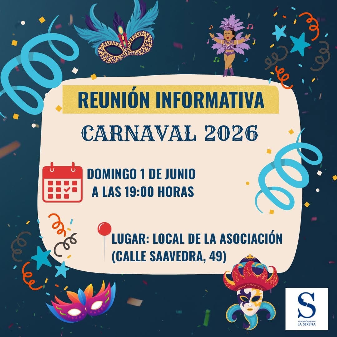 Reunión Informativa Carnaval 2026