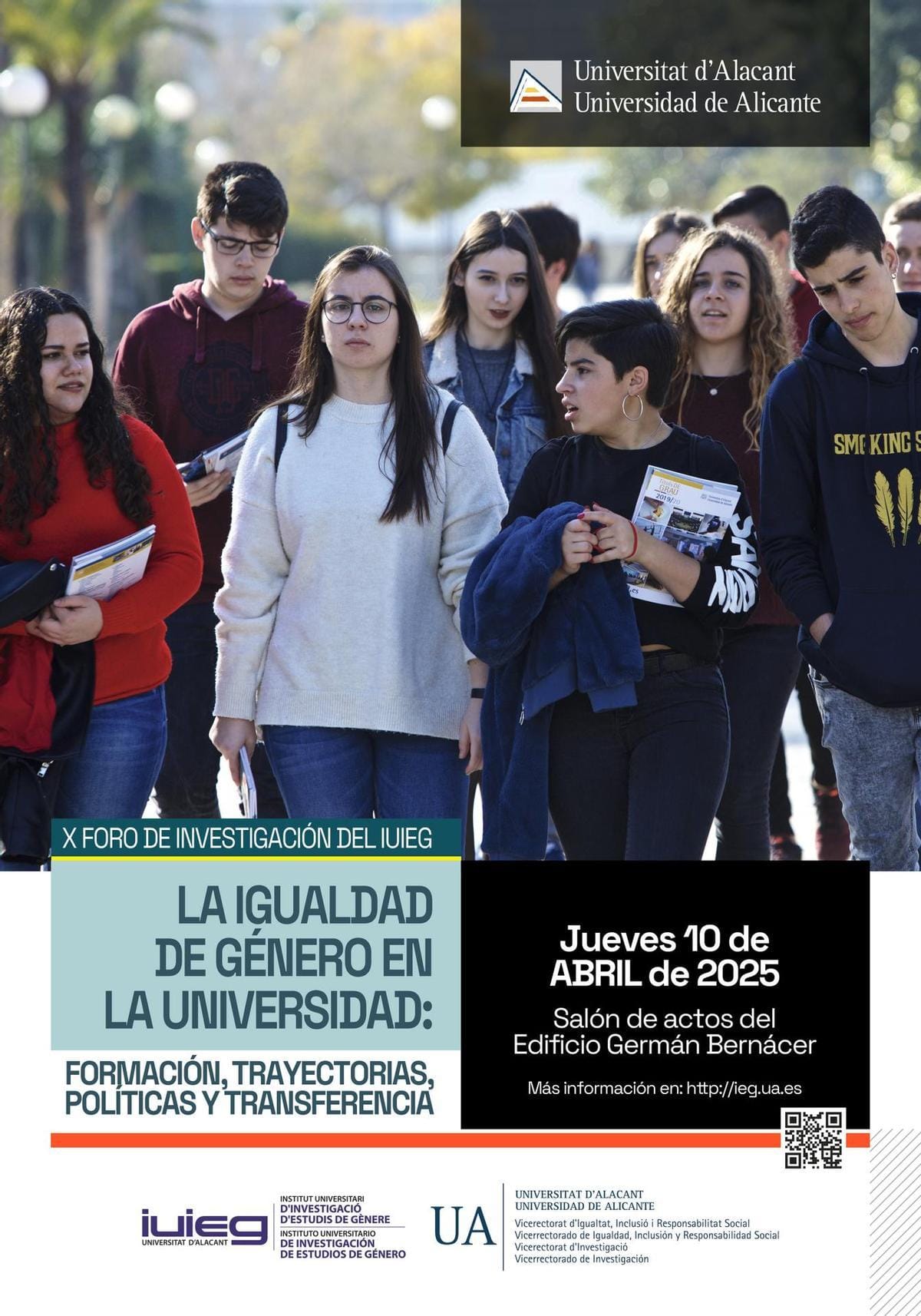 X Foro de Investigación del Instituto Universitario de Estudios de Género