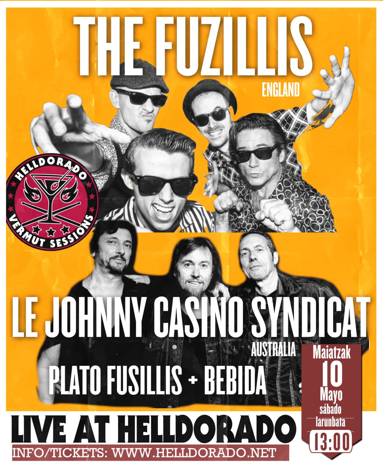 The Fuzzillis + Johnny Casino Syndicat