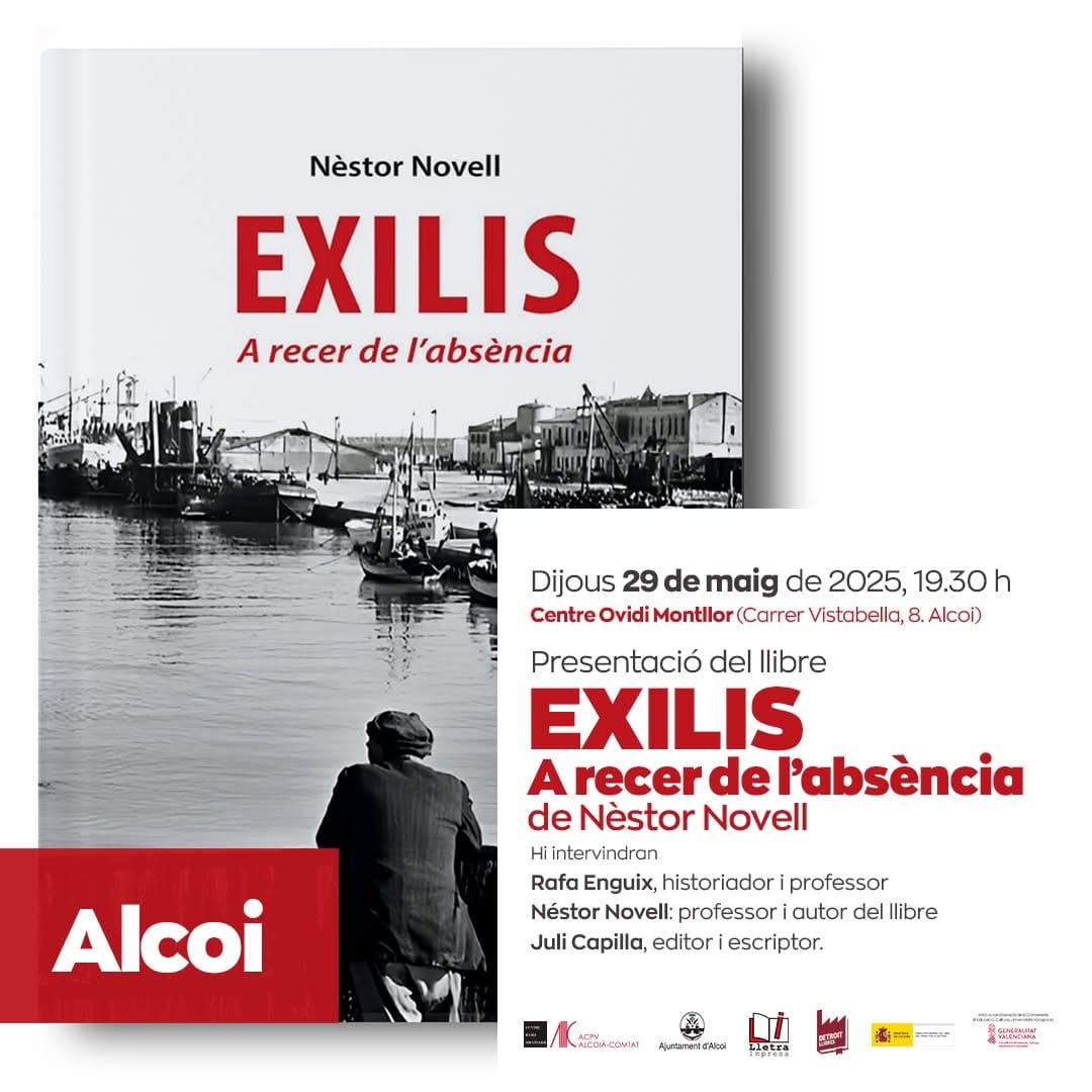Presentación: Exilis «A recer de l’absència» Néstor Novell