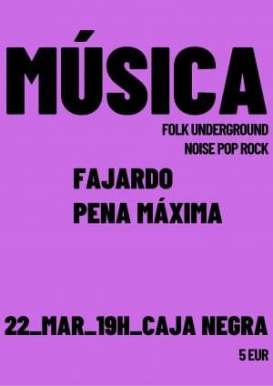 Doble concierto. Fajardo y Pena Máxima