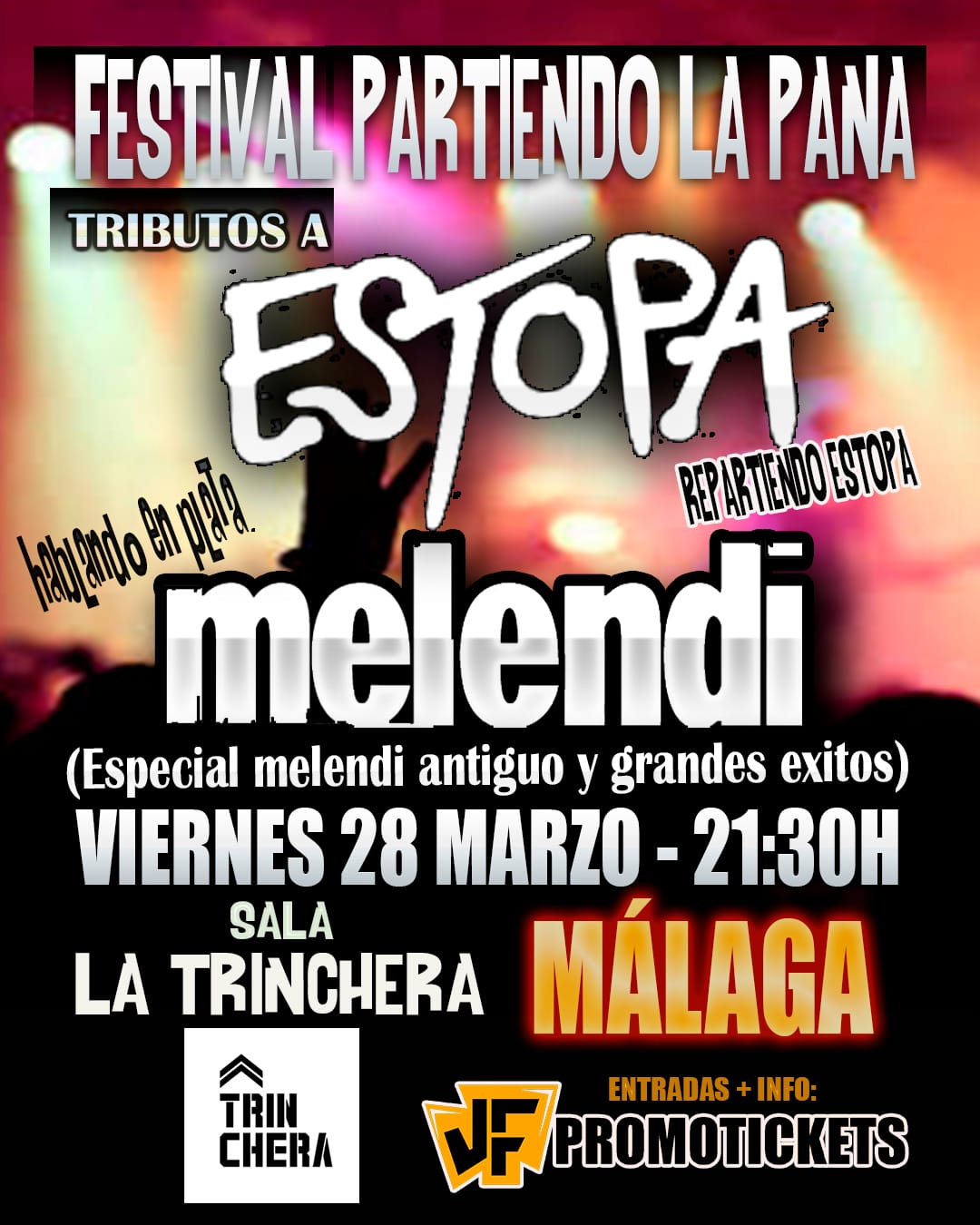 Festival ‘Partiendo la pana’, tributos a Estopa y Melendi