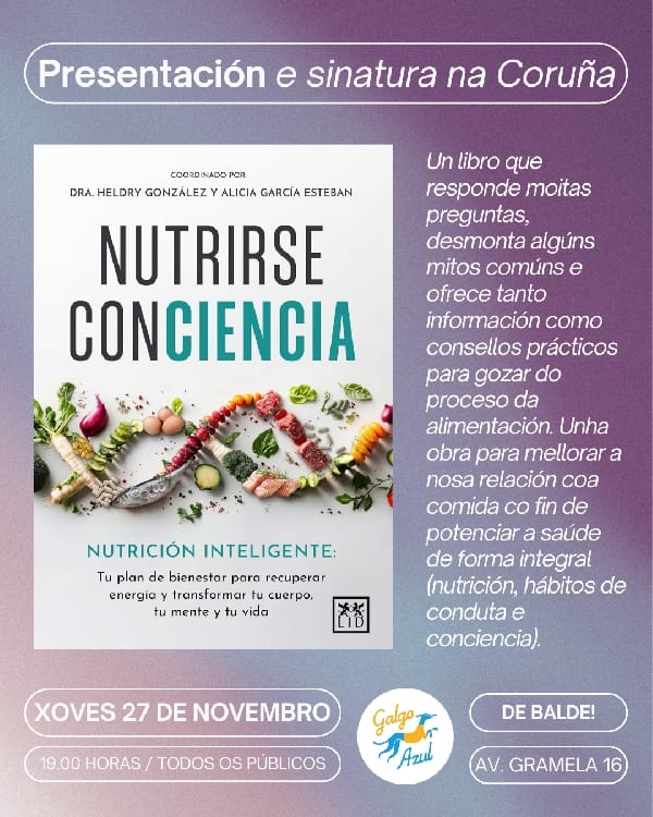 Presentación del libro 'Nutrirse conciencia'