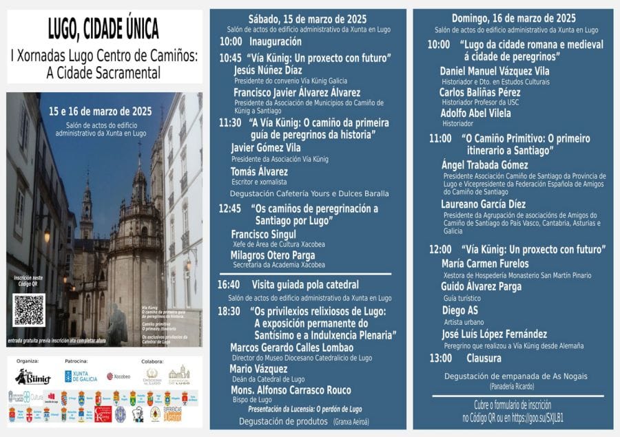 I Jornadas Lugo Centro de Caminos a la Ciudad Sacramental