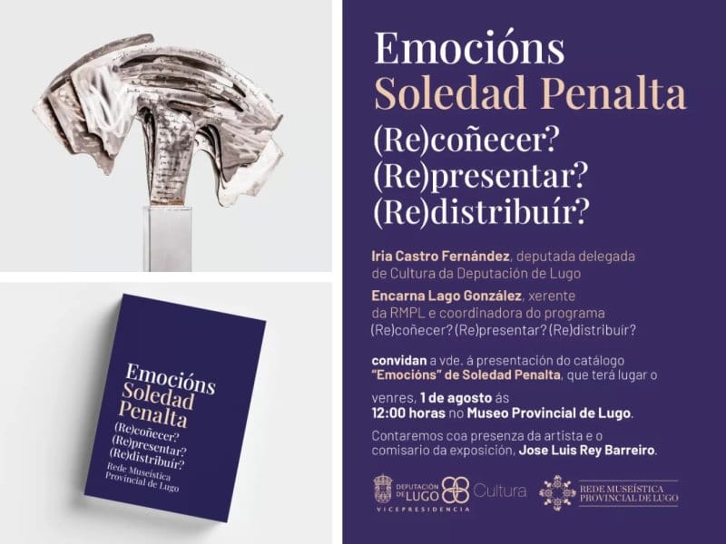 Presentación do catálogo da exposición Emocións de Soledad Penalta